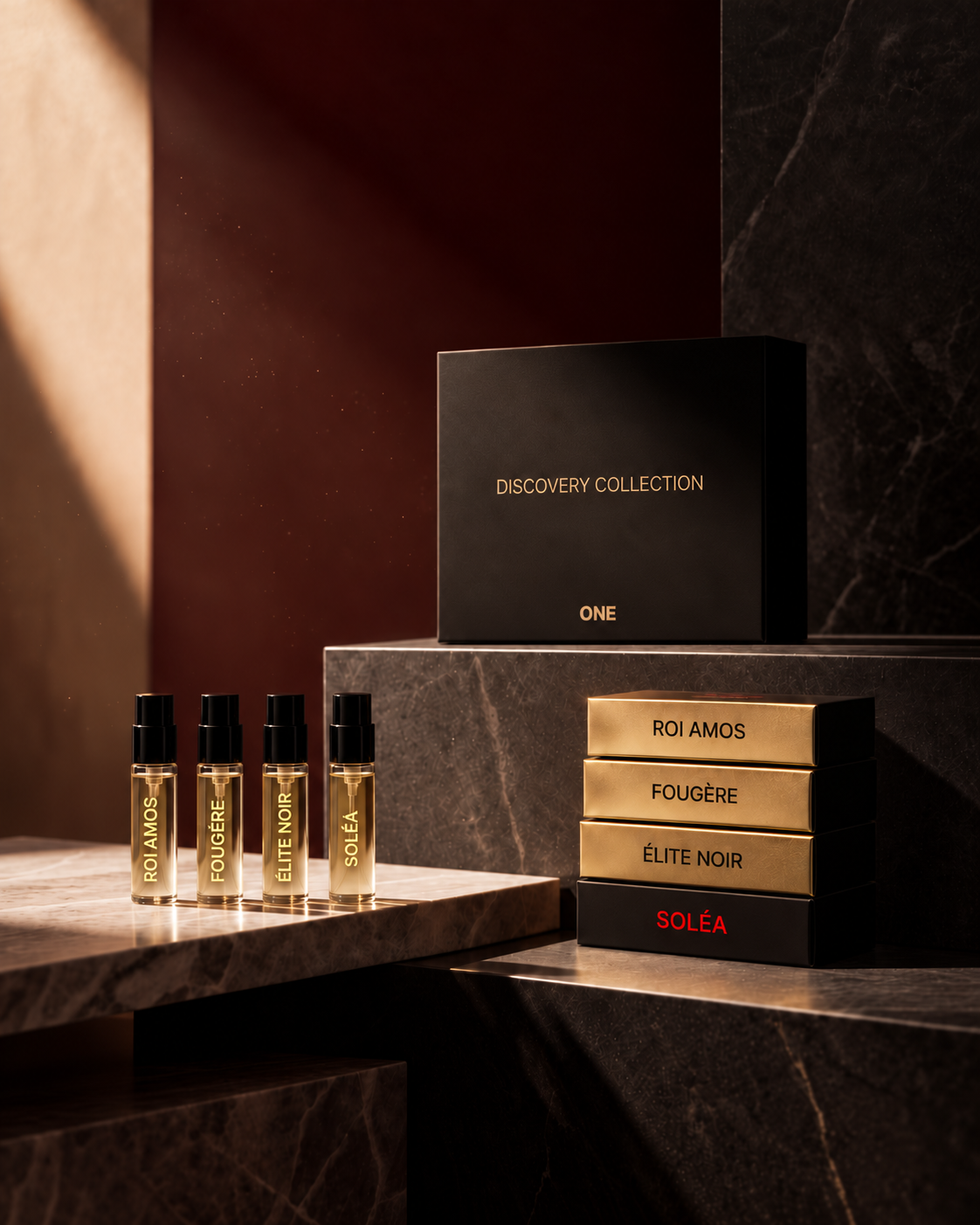 ONE Discovery Collection: 3 Signature Fragrances + Our newest release SOLÉA